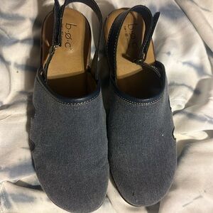 Born size nine clogs with strap